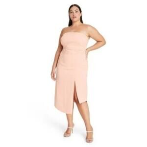 CUSHNIE x Target Blush Asymmetrical Dress Size 16